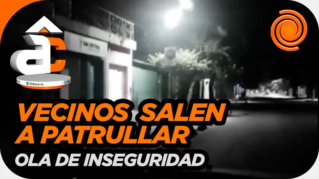 Córdoba: vecinos patrullan por la noche su barrio para evitar los robos