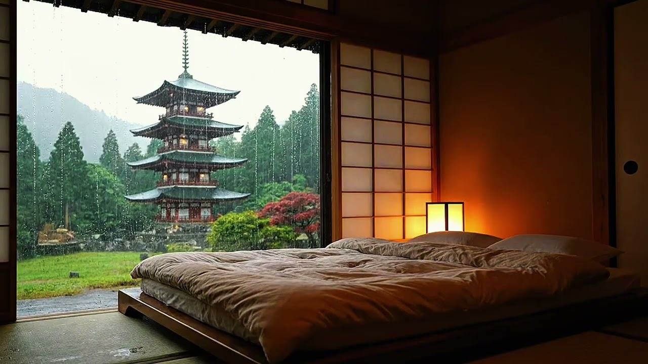 Sleep Instantly in 10 Minutes and Overcome Insomnia - Rain Sounds & Piano Music to Relaxation