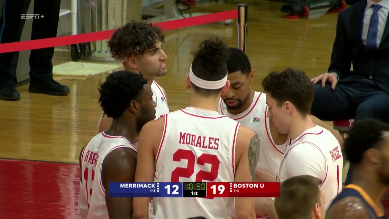 Merrimack vs Boston University | BU 61, MRMK 60 | NCAA Men's Basketball | 11/27/2021
