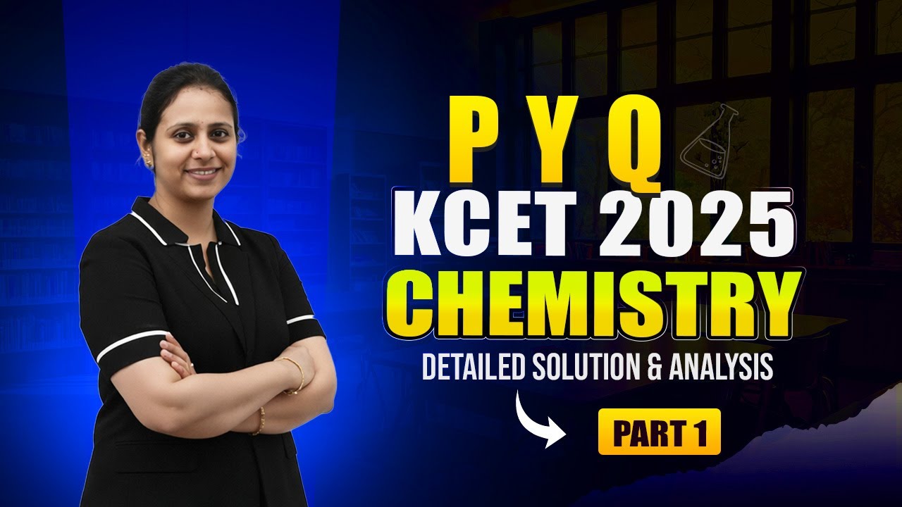 KCET Chemistry PYQs with Answers - Part 1  #kcetpreparation #kcetexam