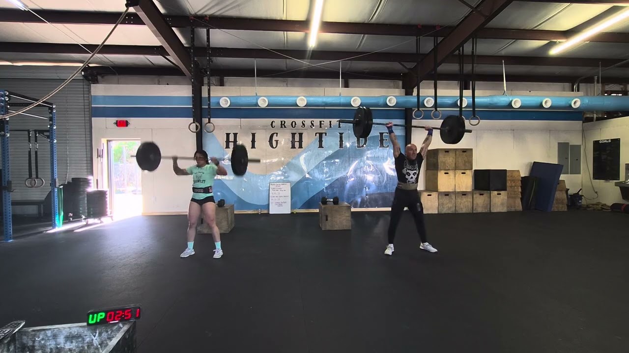 Sakia Sanchez and Kri$ Mccuiston Monster Games 2026 workout 3