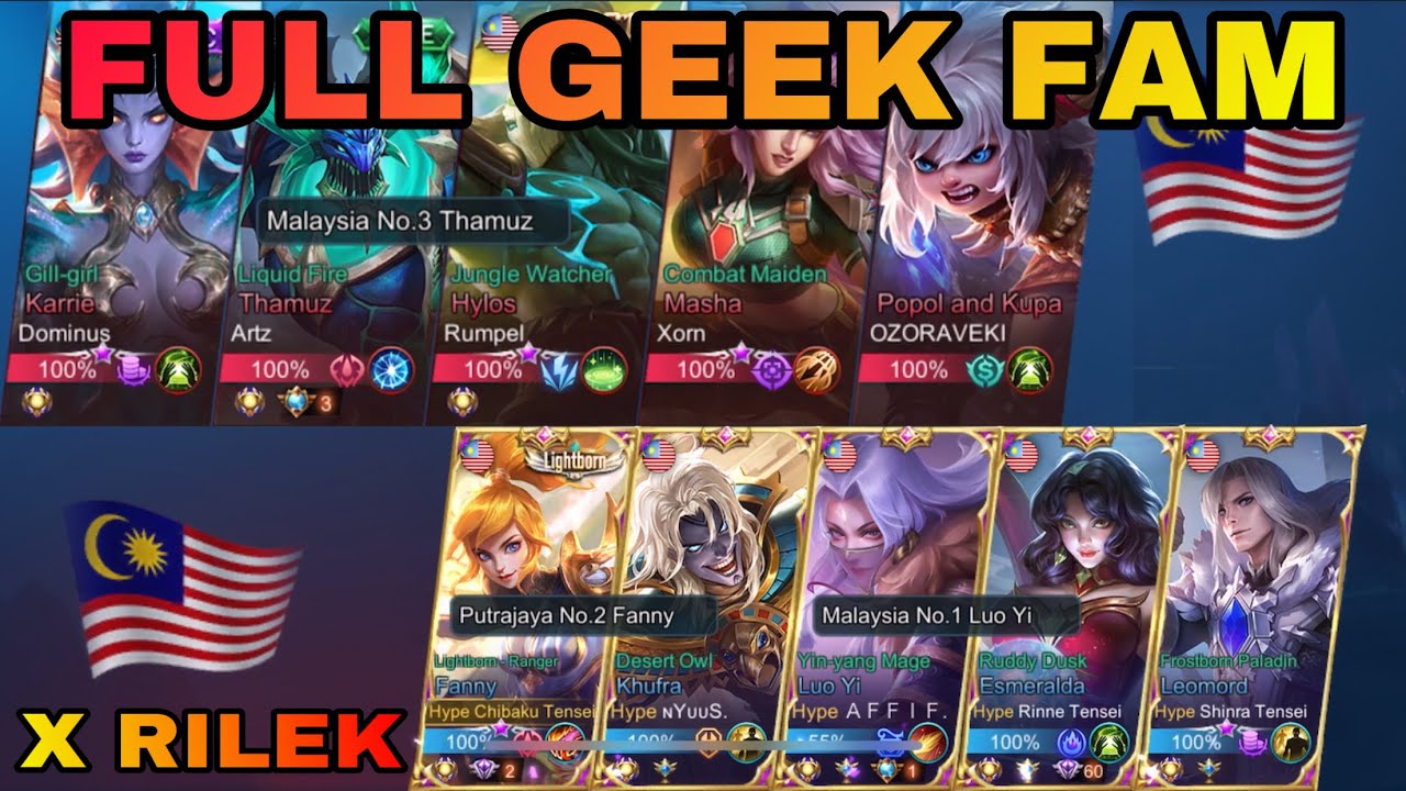 FULL SQUAD GEEKFAM !! GAME TAK BREHATT !!
