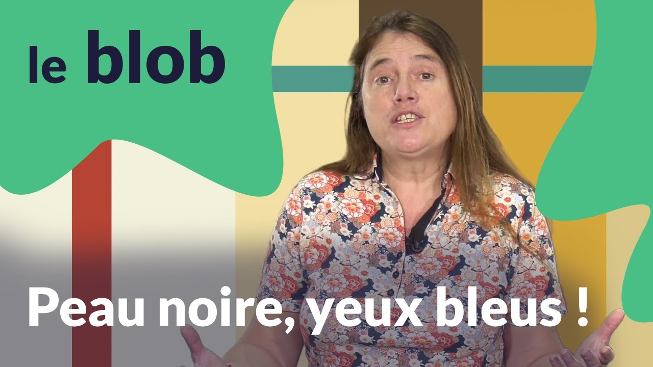 Bizarre ? Bizarre ! Peau noire, yeux bleus !