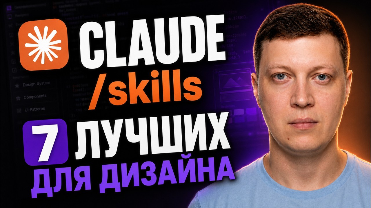 7 лучших скиллов Claude Code для дизайна сайта и приложений