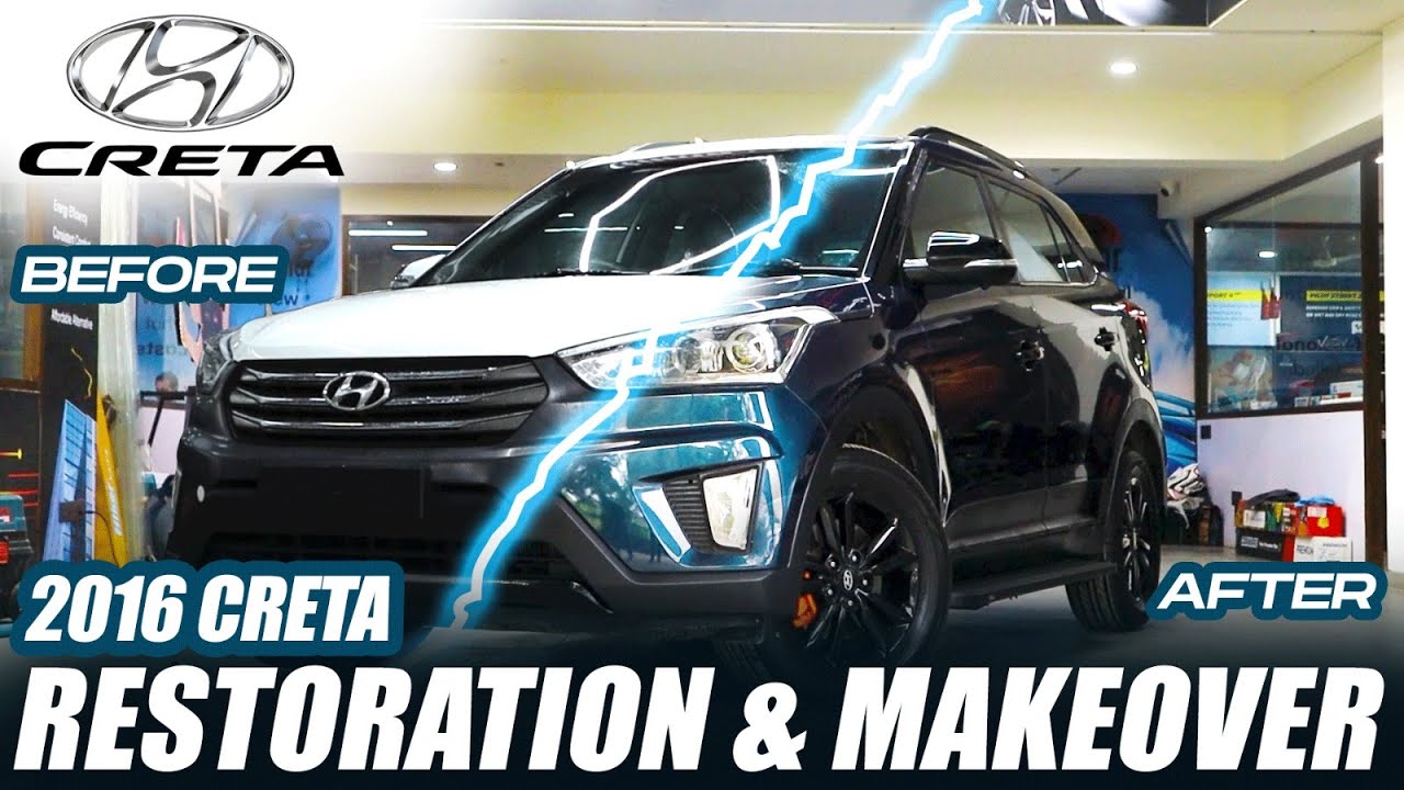 2016 Hyundai Creta Full Restoration | Lava Blue & Black Creta | Pro Detail | Pune