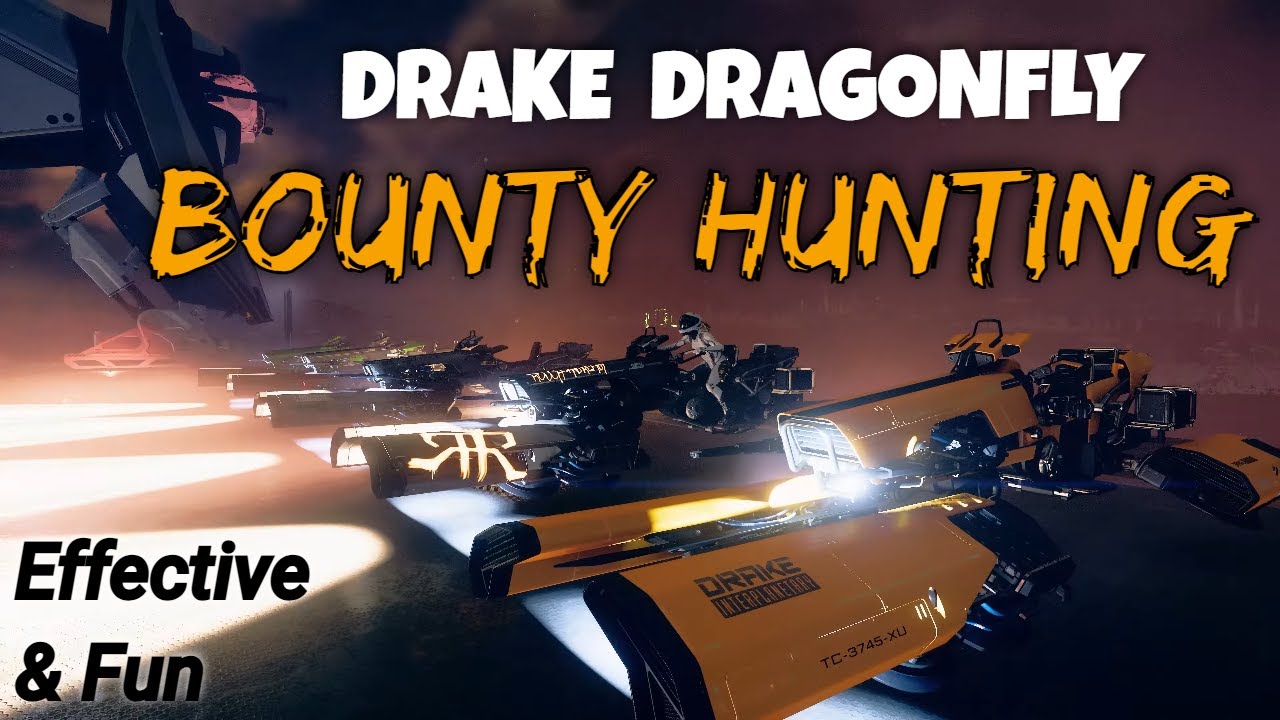 Drake Dragonfly - Bounty Hunting (ERT/VHRT) Unbelievable! | Star Citizen Dragonfly Fun Part.1