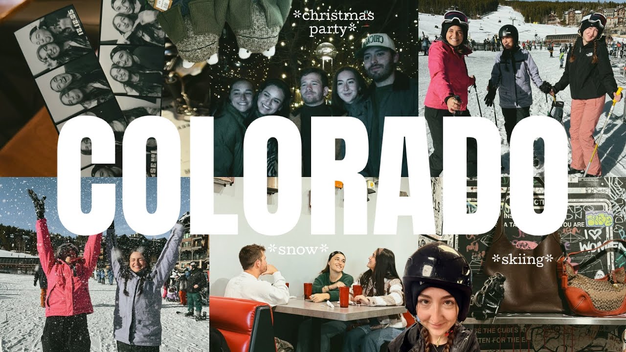 COLORADO I *skiing, white elephant party, gorgeous views, & sweater weather ⛷️🧤🫎🌲*