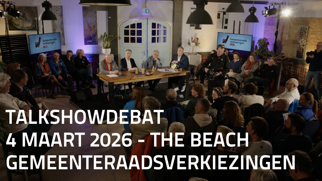 LIVE: Talkshowdebat vanuit The Beach - Gemeenteraadsverkiezingen Aalsmeer 2026