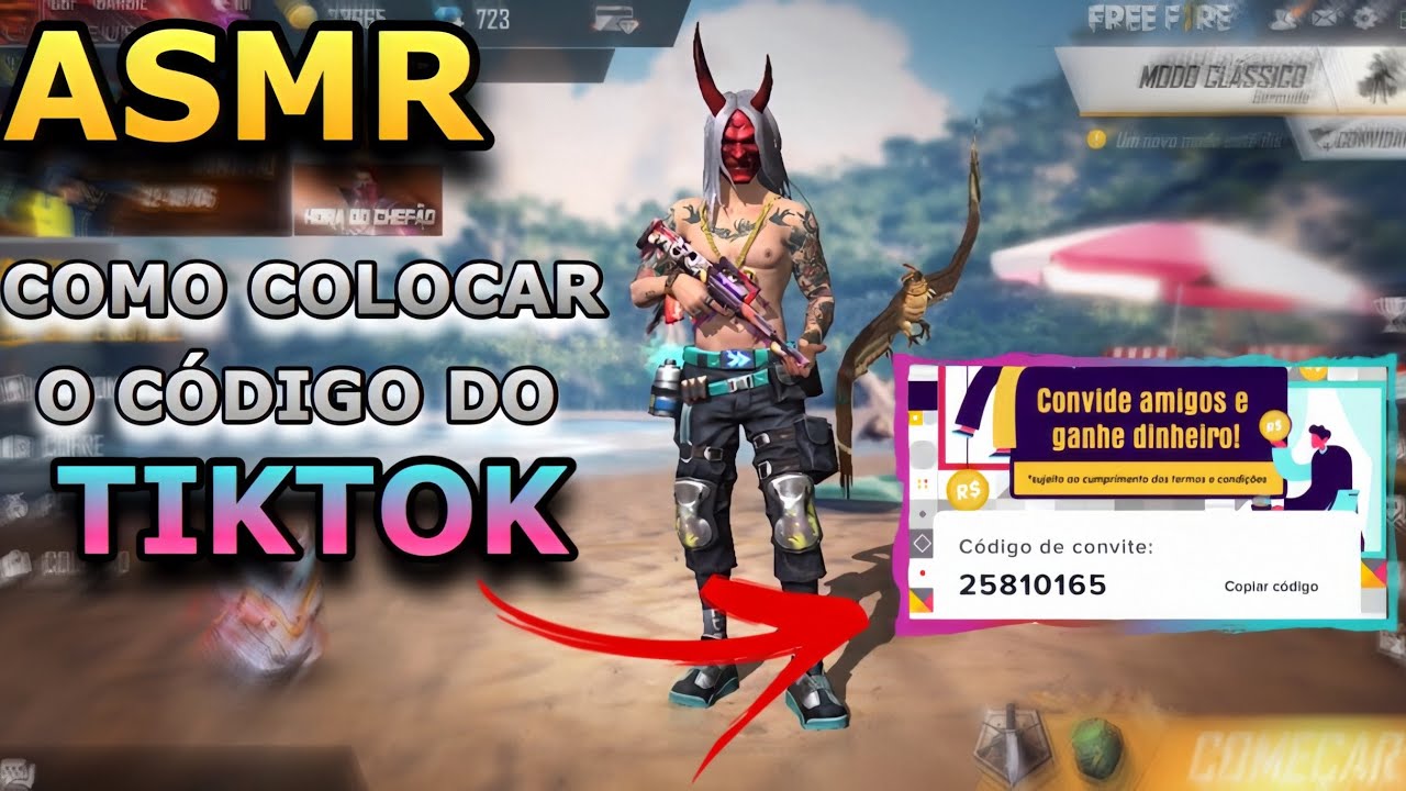 [ASMR] MINI TUTORIAL DE COMO COLOCAR O C&Oacute;DIGO NO TIKTOK