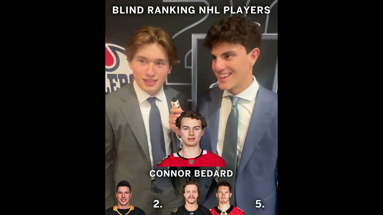 You know it's a strong NHL blind ranking list if Connor Bedard is No. 5 👀 #shorts