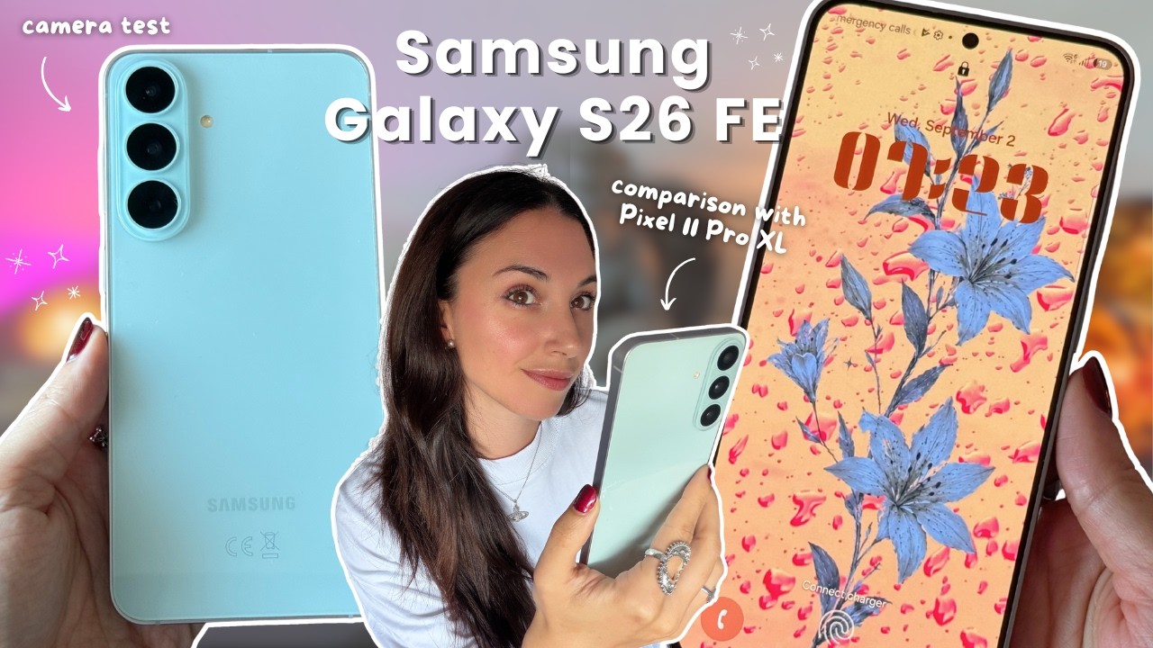 Samsung Galaxy S26 FE (pistachio) 🍀✨ cute unboxing, customization + camera test vs Pixel 11 Pro XL