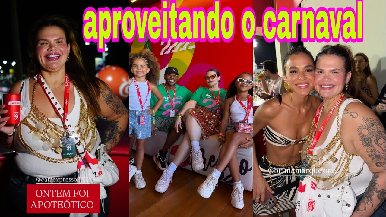 🌟 Thais Carla rotina com academia+aproveitando carnaval em Salvador 