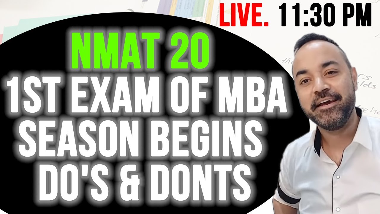 NMAT 2020 -  First MBA Exam Of The Season | NMAT STRATEGY