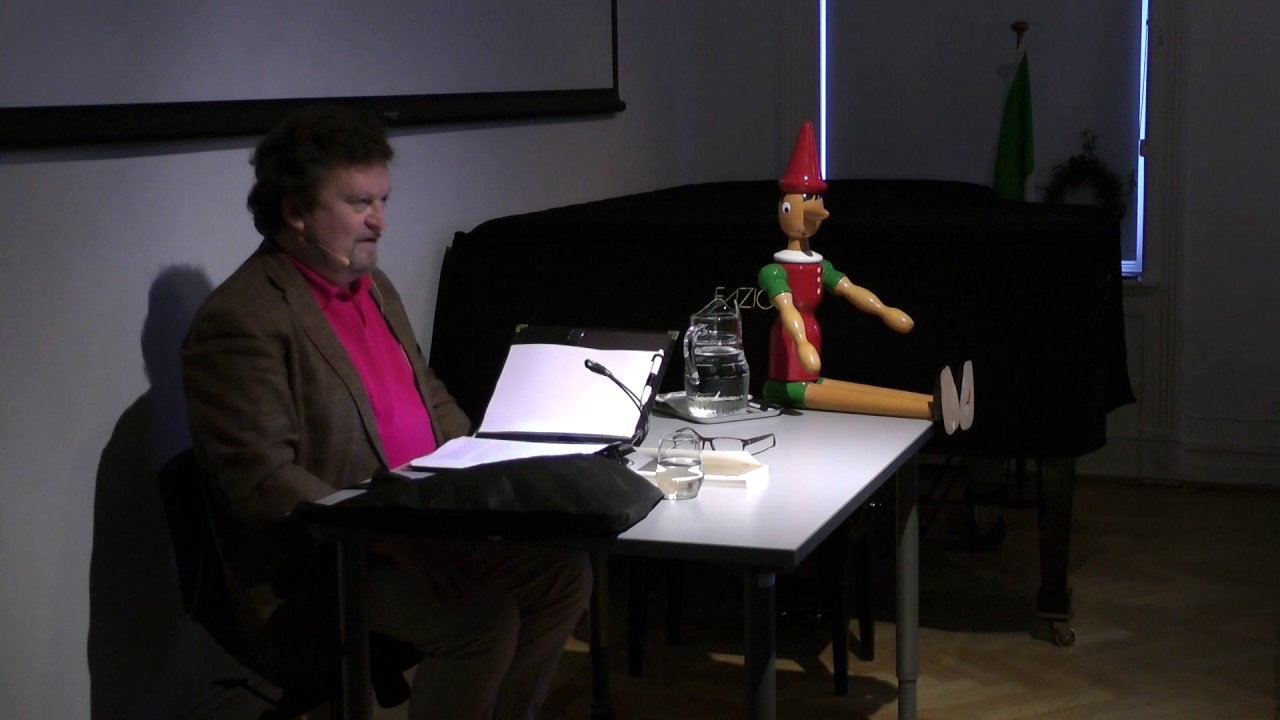 Pinocchio. Opplesning og k&aring;seri om Pinocchios eventyr og forfatteren Collodi ved Erik Fosnes Hansen