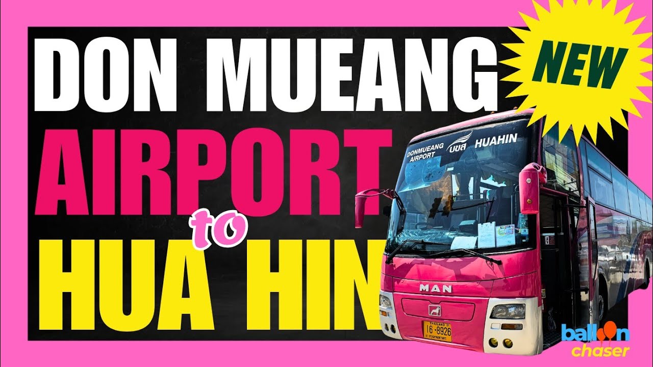 NEW BUS! Don Mueang Airport - Hua Hin for 200 Baht! Full Review March 2025