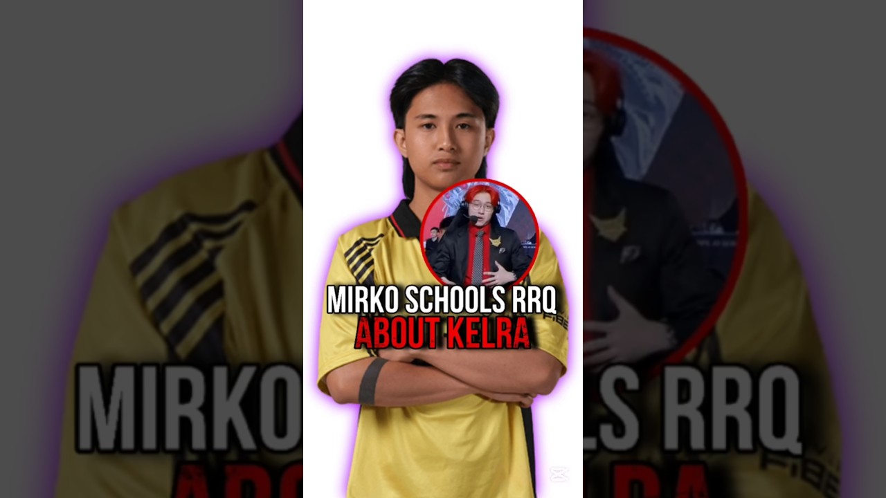MIRKO schooled RRQ about KELRA🥶 RRQ MAD?🤬 #mlbb #shorts