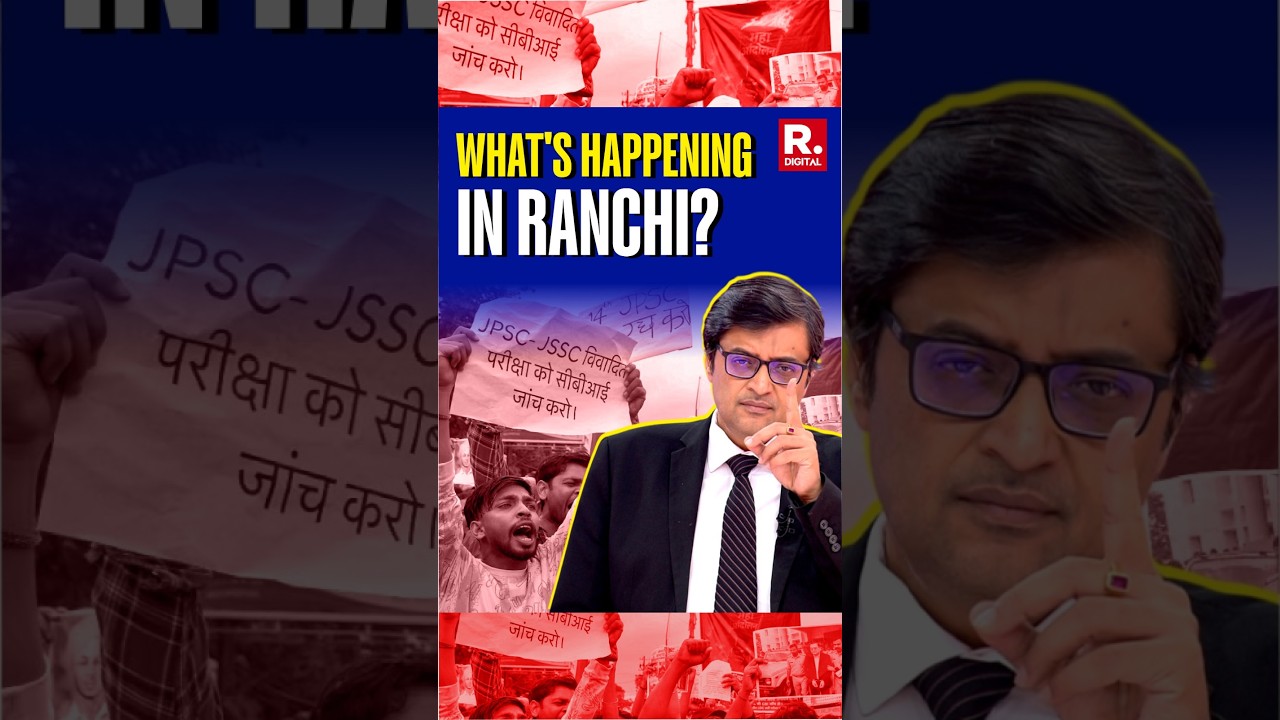 Arnab Exposes Congress' Lack Of Action In Ranchi As Students Protest On The Streets