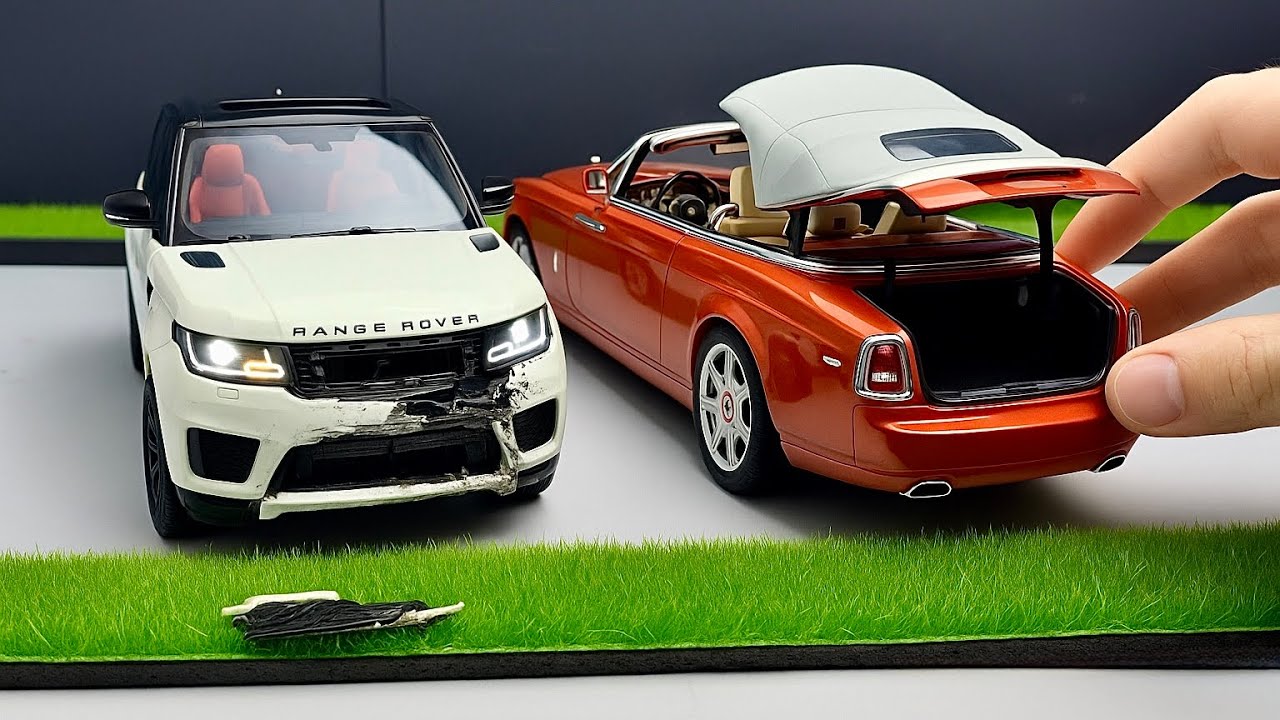 Which 1:18 Diecast Model Car is Better? Rolls Royce Elegance or Range Rover Power?