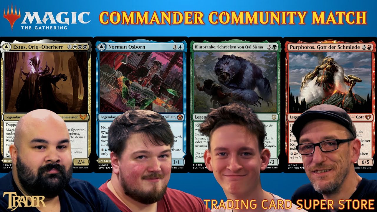 MTG Commander Gameplay 408 | Magic the Gathering deutsch | Trader Event Multiplayer Deck Match 2025