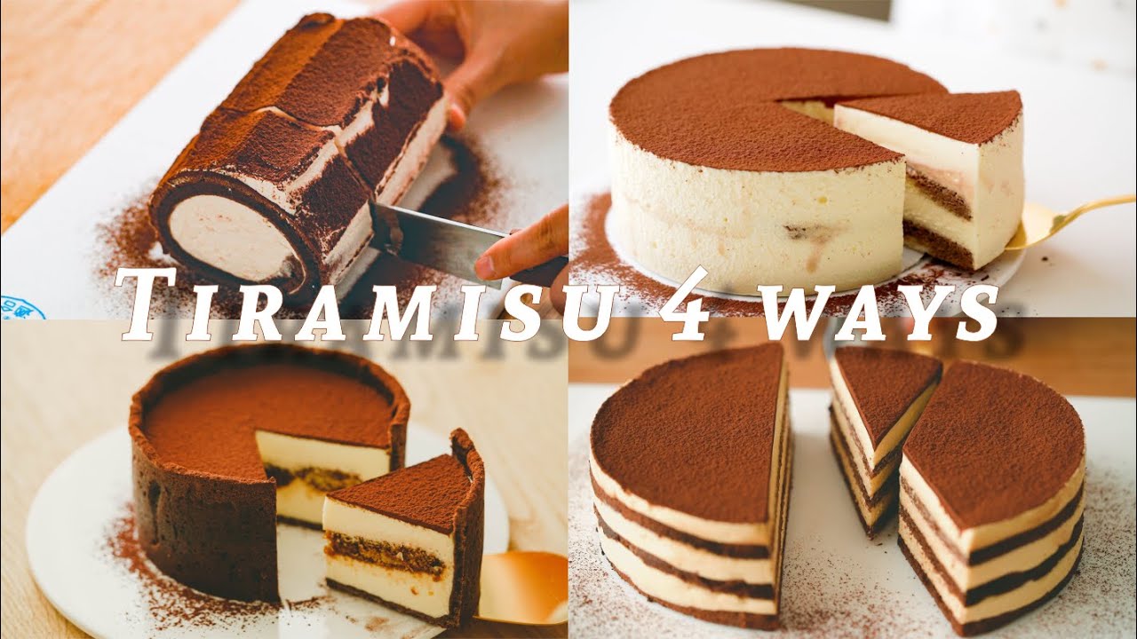 Tiramisu 4 Ways｜Pure Visual Experience｜Relaxing Music