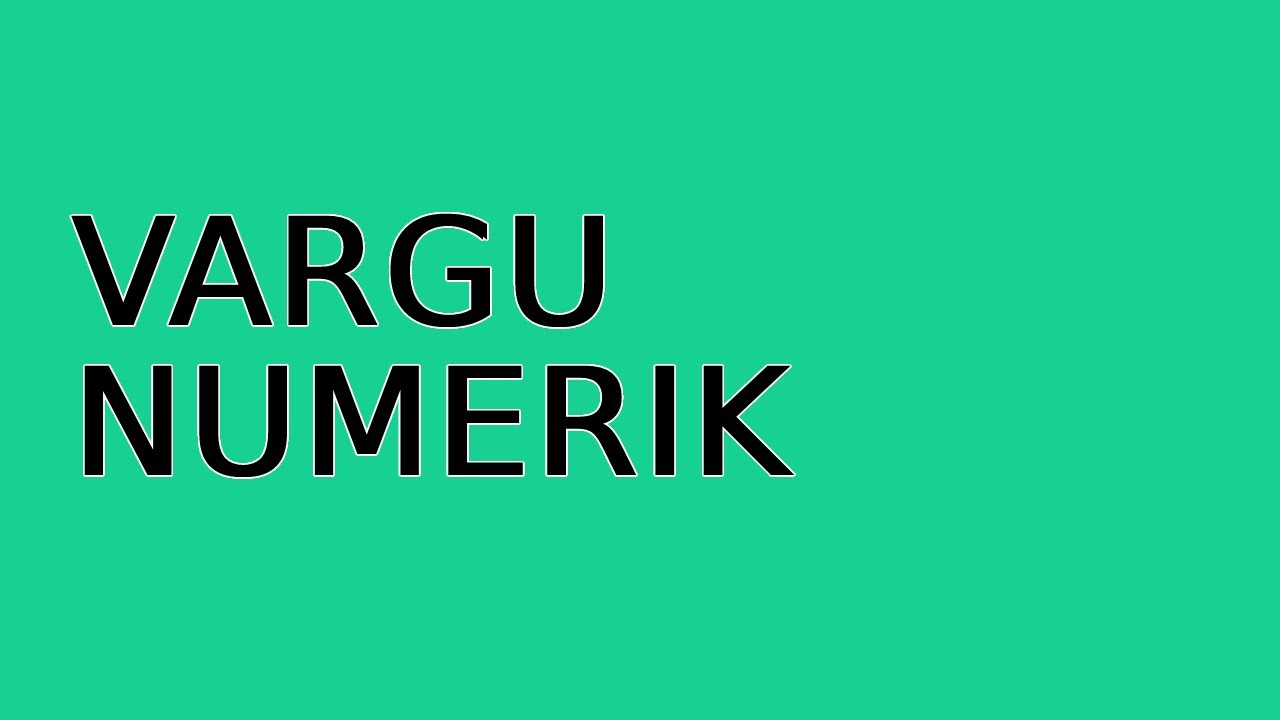 Vargu numerik