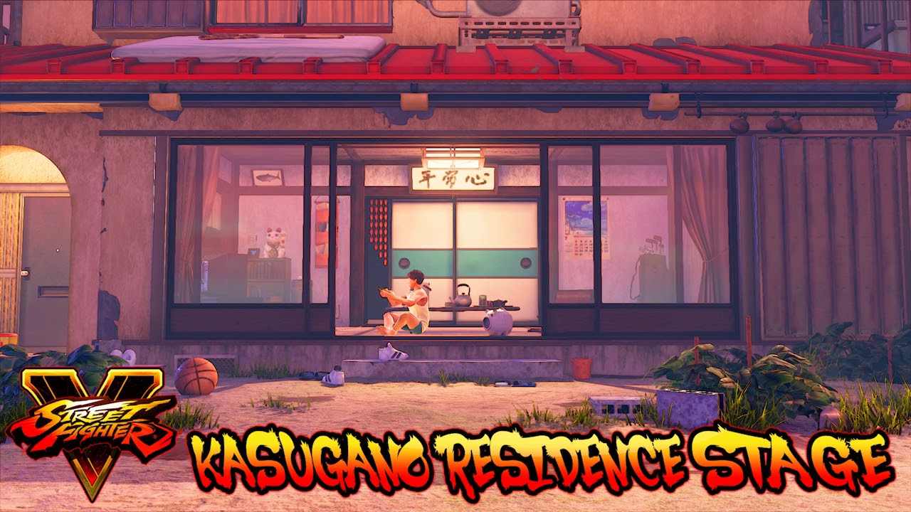Street Fighter V / 5 KASUGANO RESIDENCE STAGE Theme [All Parts Mix]