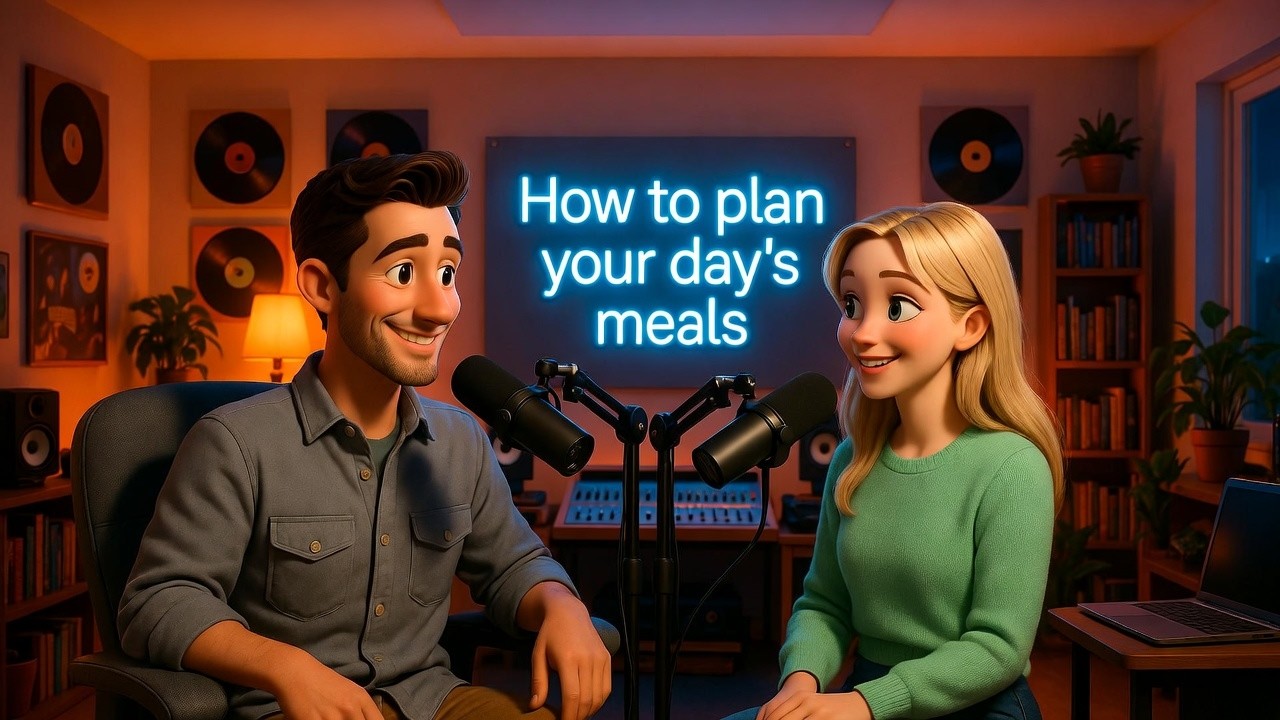 Today's topic: How to plan your day's meals? #englishconversation #easyenglish #podcast