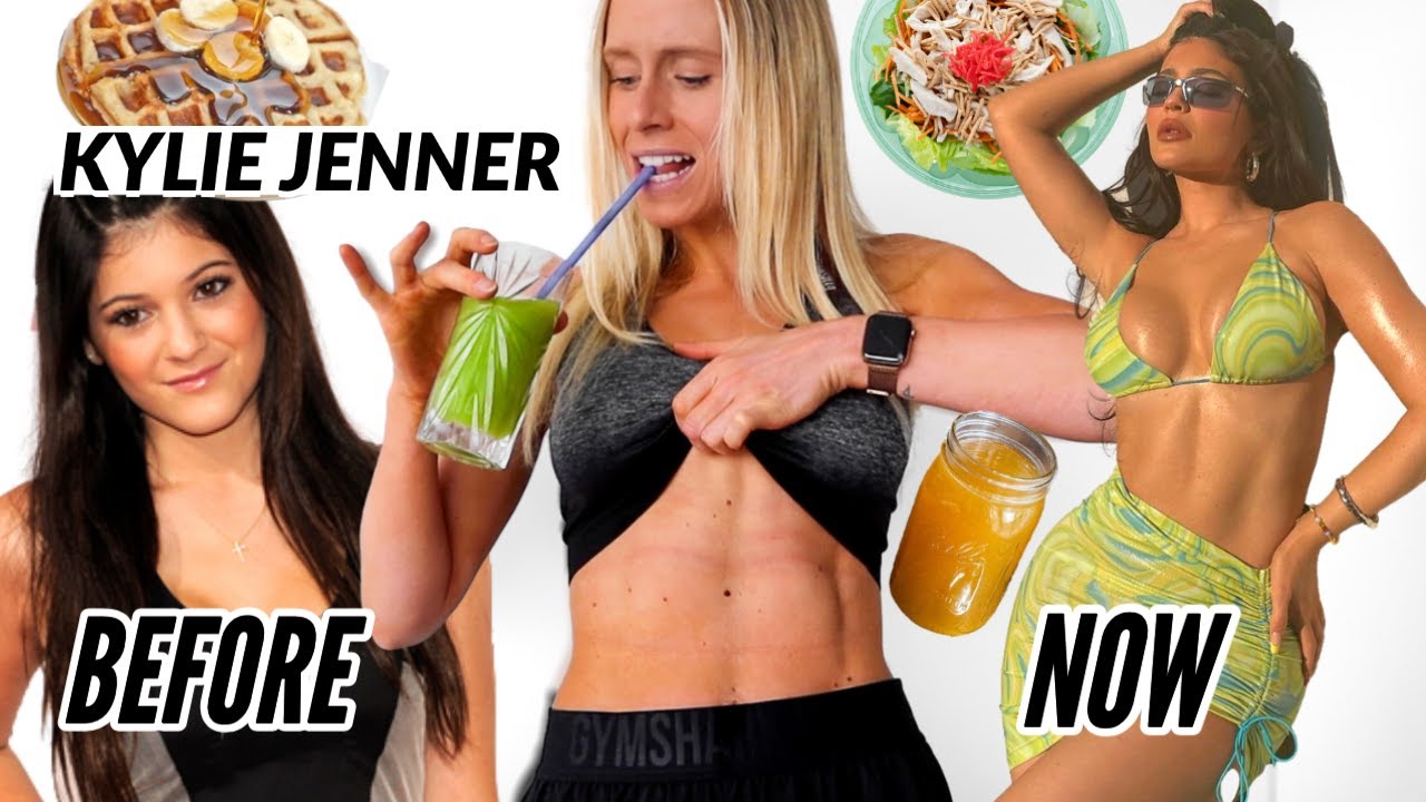 EATING AND WORKING OUT LIKE KYLIE JENNER | 2-a-days + Unrealistic Beauty Standards