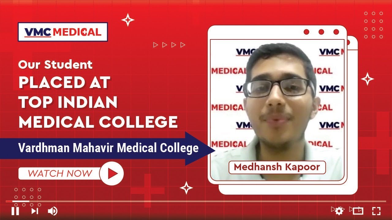 VMC&rsquo;s Student Placed at Top Indian Medical College | VMC Medical Plus | VMC NEET Preparation