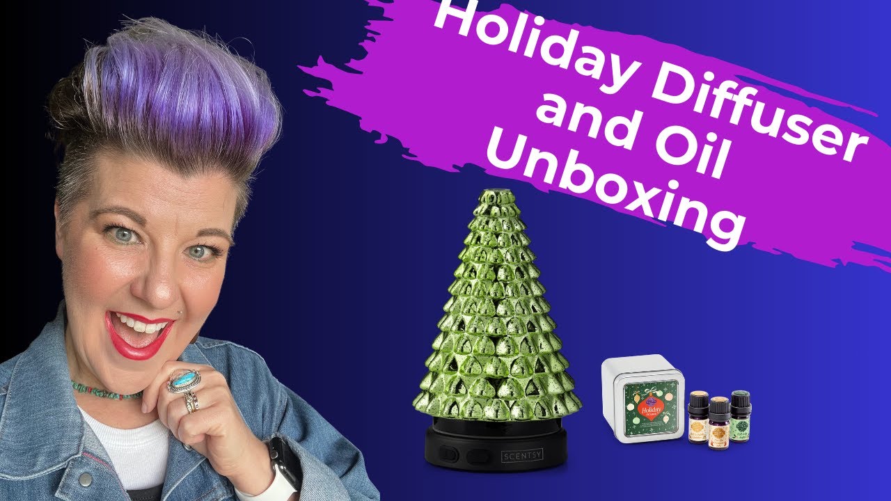 Unboxing Scentsy Christmas Tree Diffuser and Holiday Oils | Jami Jo Sells Wax