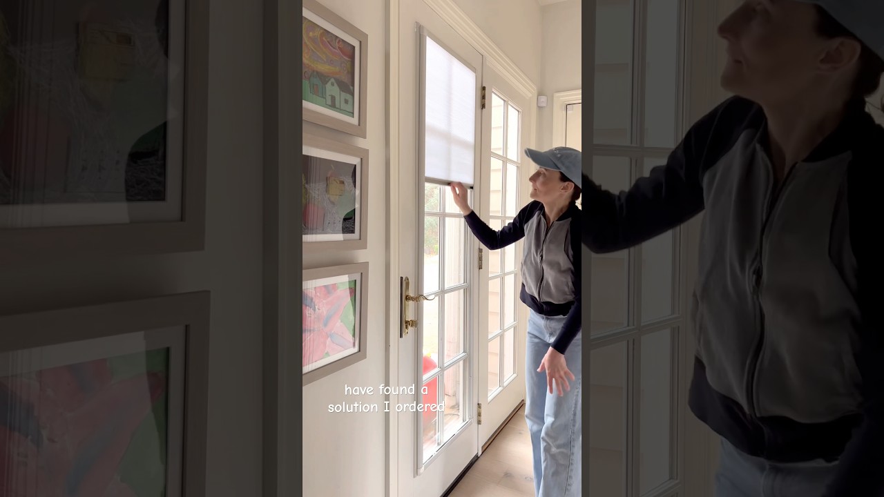 Home hack to avoid the swinging&hellip; these door blinds are in my Amazon storefront linked in my profile!