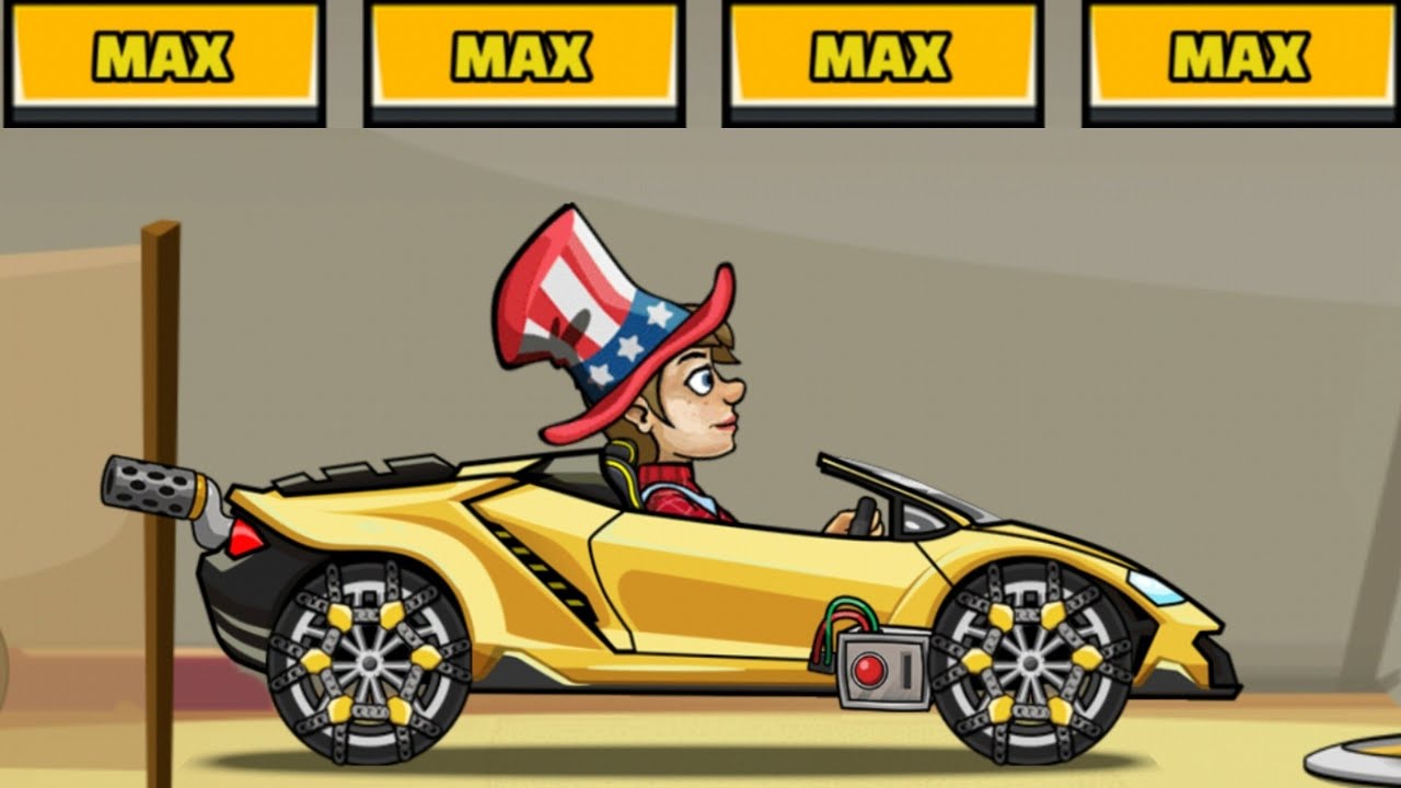 Hill Climb Racing 2 SUPERCAR MAX LEVEL