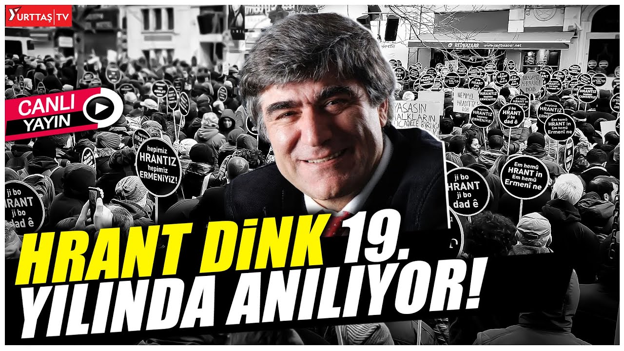 Hrant Dink 19. yılında Sebat Apartmanı önünde anıldı!
