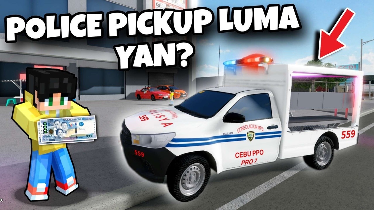 BUMILI AKO ng POLICE PICKUP TRUCK na LUMA ng PINAS na MAMAHALIN sa ROBLOX