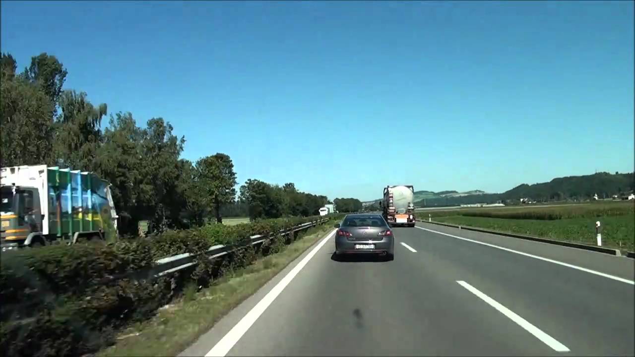 From Geneva to Bern /Autobahn A1 / Switzerland / 09.2010 / HD