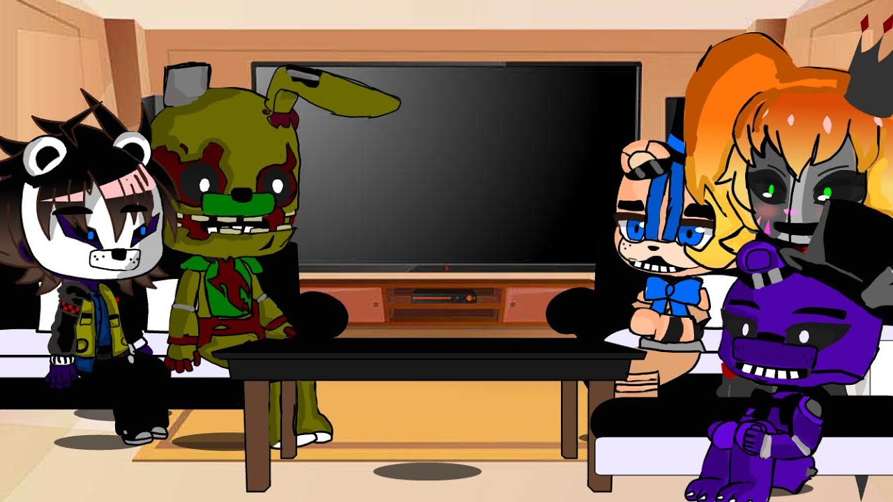 Afton's react to fnaf hidden lore/ part 2 fnaf animation