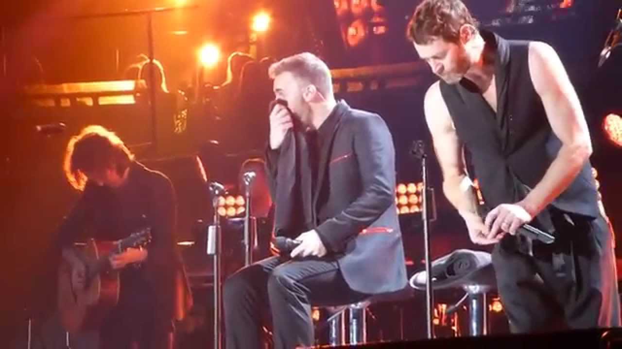 Take That Live 2015 - Chat, Towels and Gift Throwing - Genting Arena - 22/06/15
