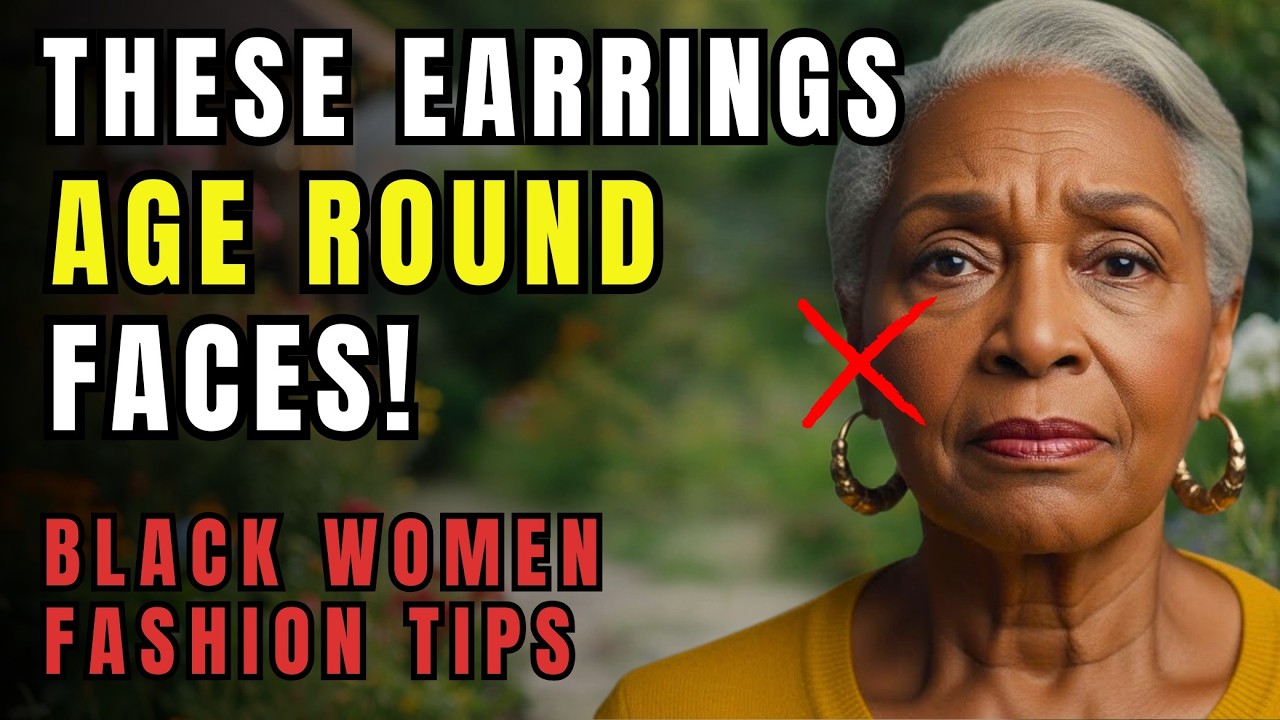 STOP WEARING THESE EARRINGS IF YOU HAVE A ROUND FACE AFTER 60 — DO THIS INSTEAD