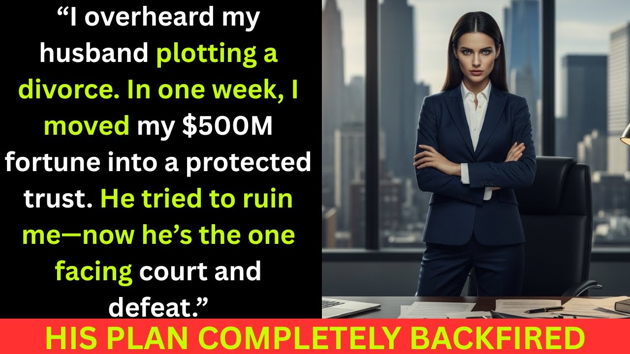 I Overheard My Husband Planning a Divorce—So I Secured My $500 Million Before He Could Touch It