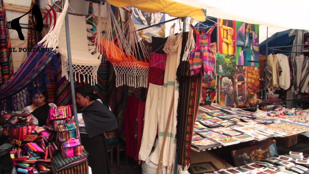 Mercado artesanal de Otavalo