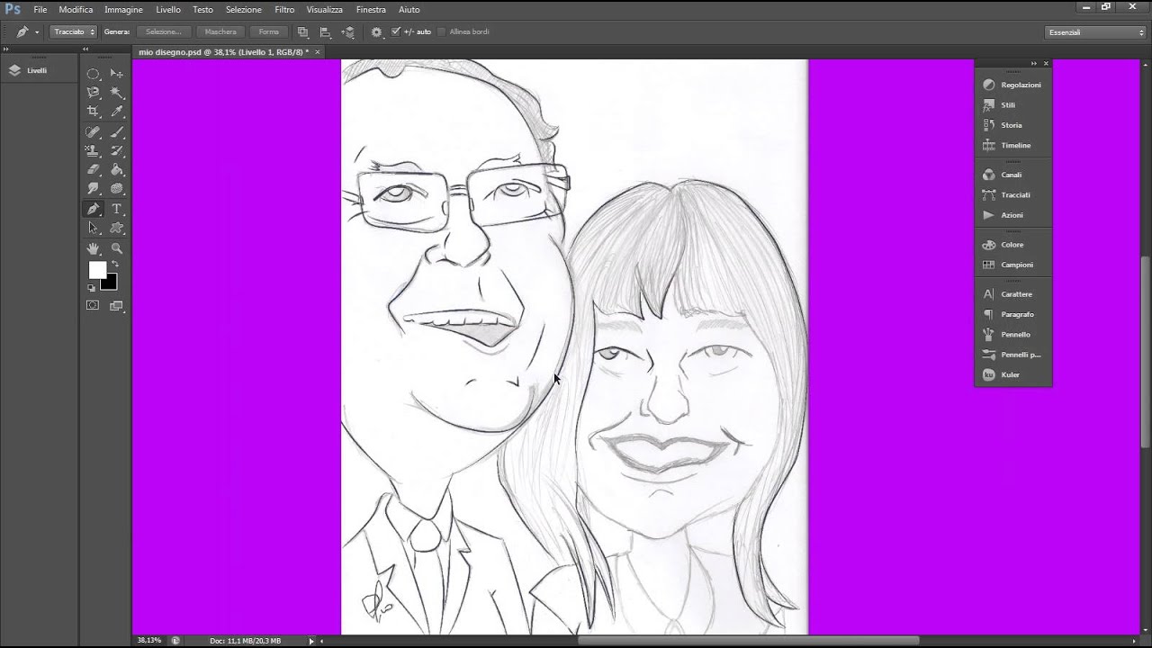 tutorial photoshop cs6: come disegnare con lo strumento penna