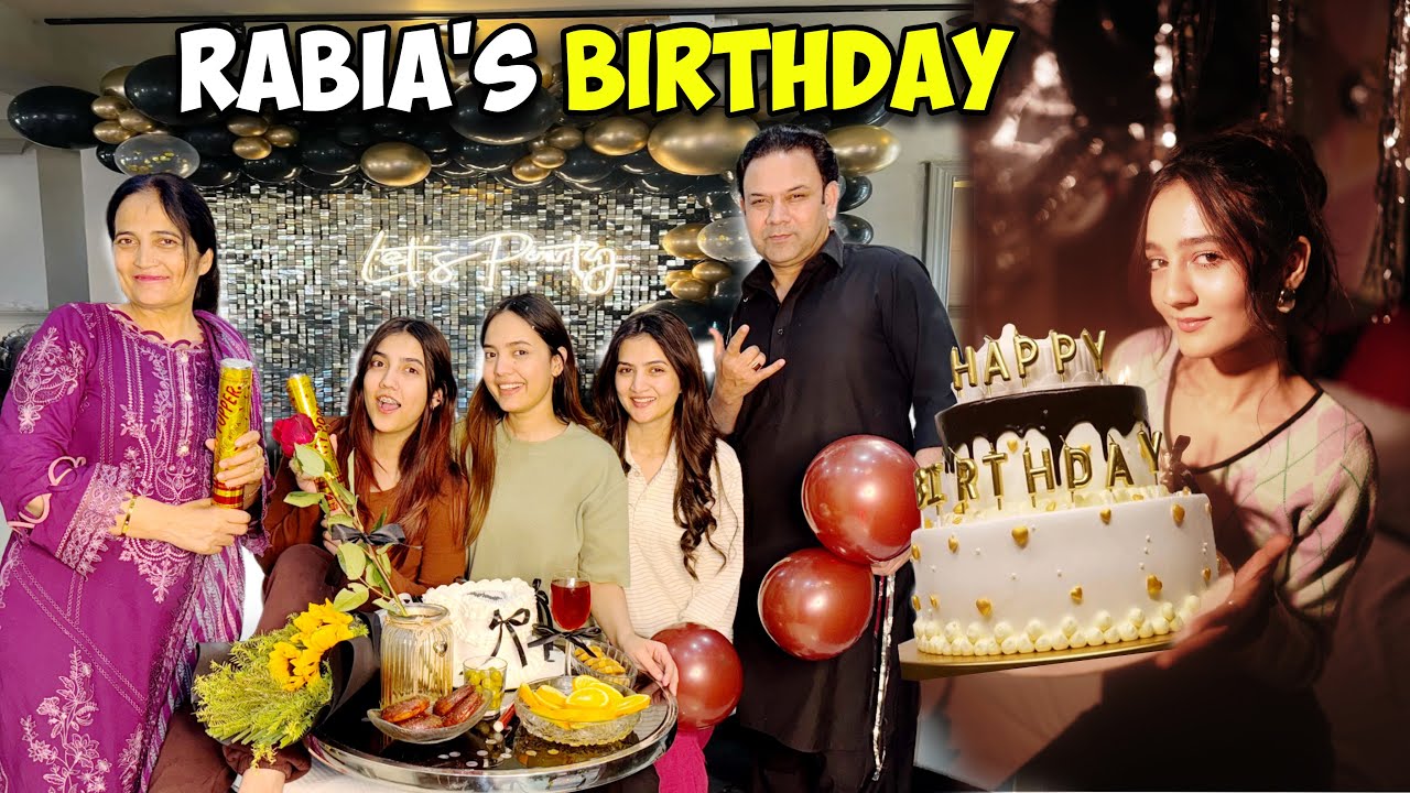 Rabia’s Birthday Special Vlog 😍| Surprise Party | Sistrology | Rabia Faisal