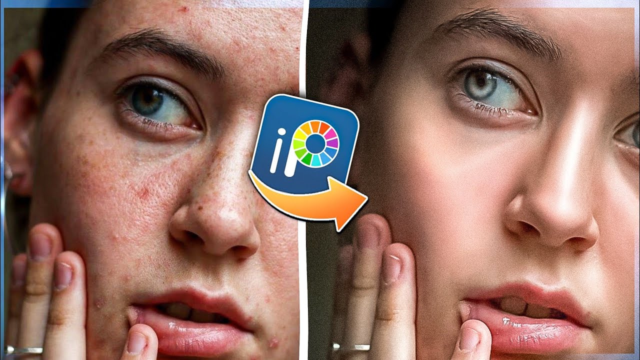 Retouching Face in Ibispaint mobile app 🔥