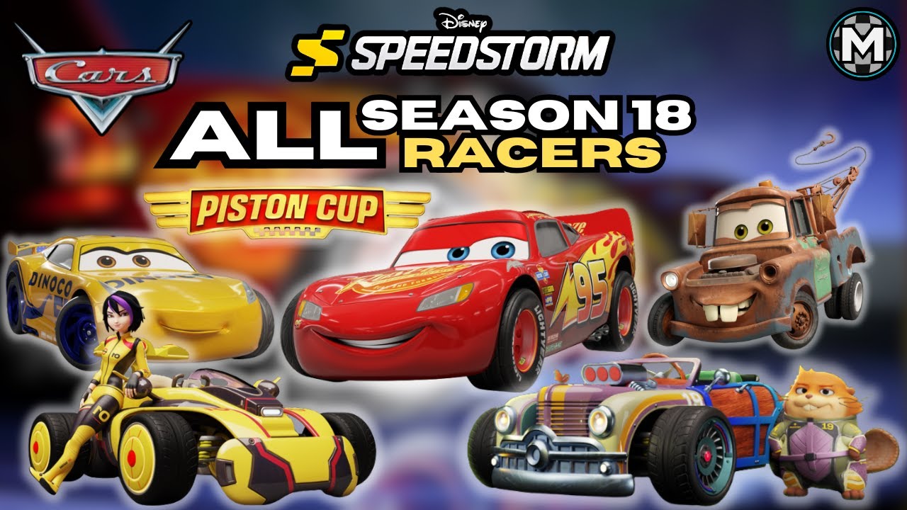ALL NEW Racers coming to Season 18 of Disney Speedstorm