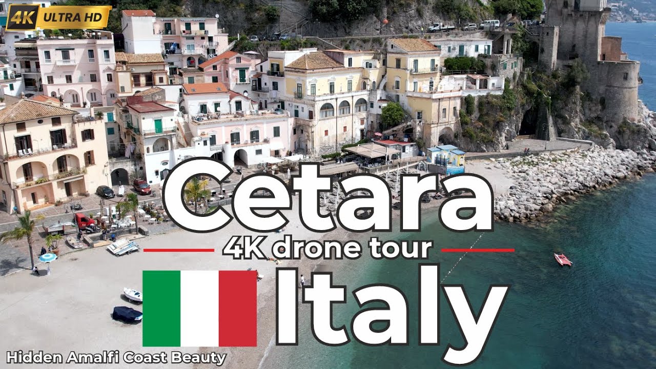 🇮🇹 Discover Cetara , Italy | Hidden Amalfi Coast Coastal Village in a 4K Drone Tour