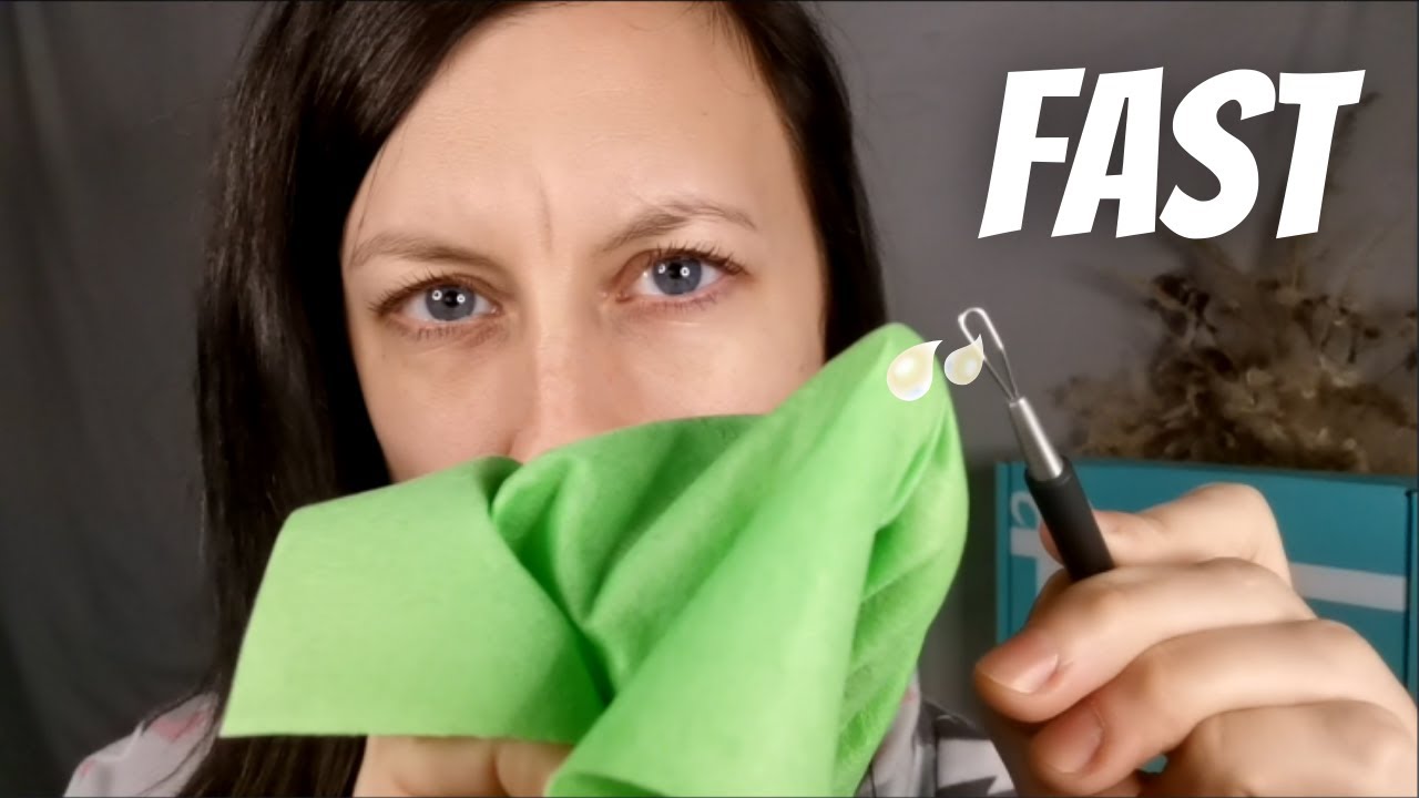 FAST ASMR Fast Pimple popping, No-Talking (+ Cool Fast Sponsor)