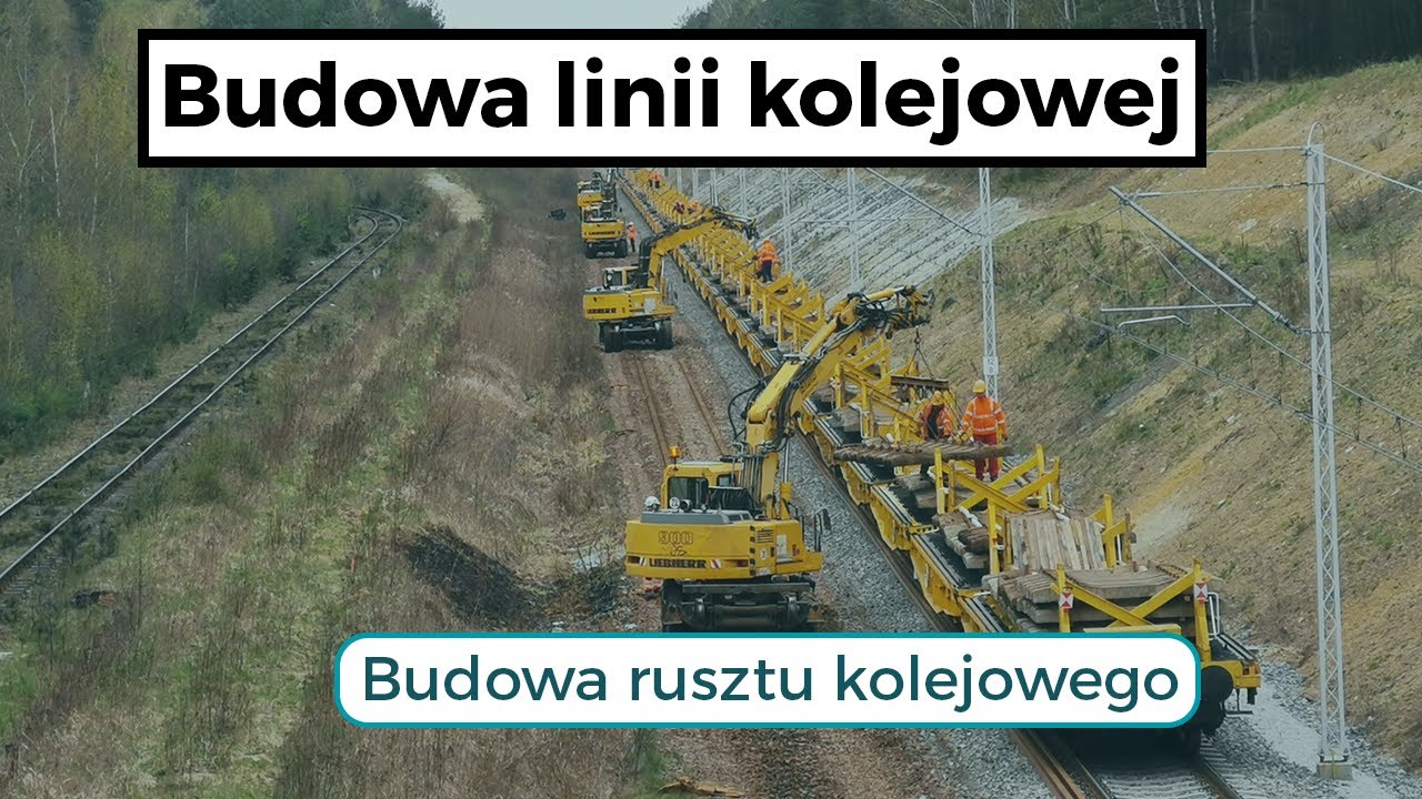 Budowa rusztu kolejowego