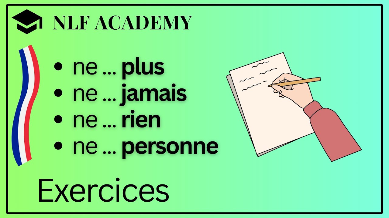 Exercices de Grammaire A2 : Phrases négatives