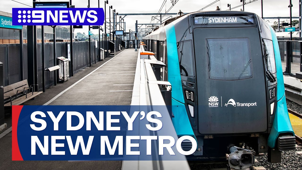 Sydney's new Metro line to open on Monday | 9 News Australia