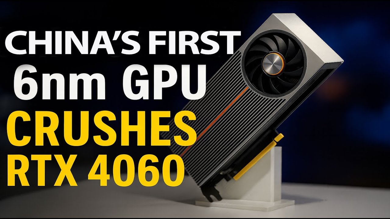 China&rsquo;s First 6nm GPU Crushes RTX 4060! 💥 #chinesegpu, #rtx4060killer, #technews